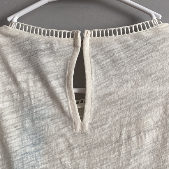 Ann Taylor Petite Cutout Shell L Petite - Picture 4 of 9